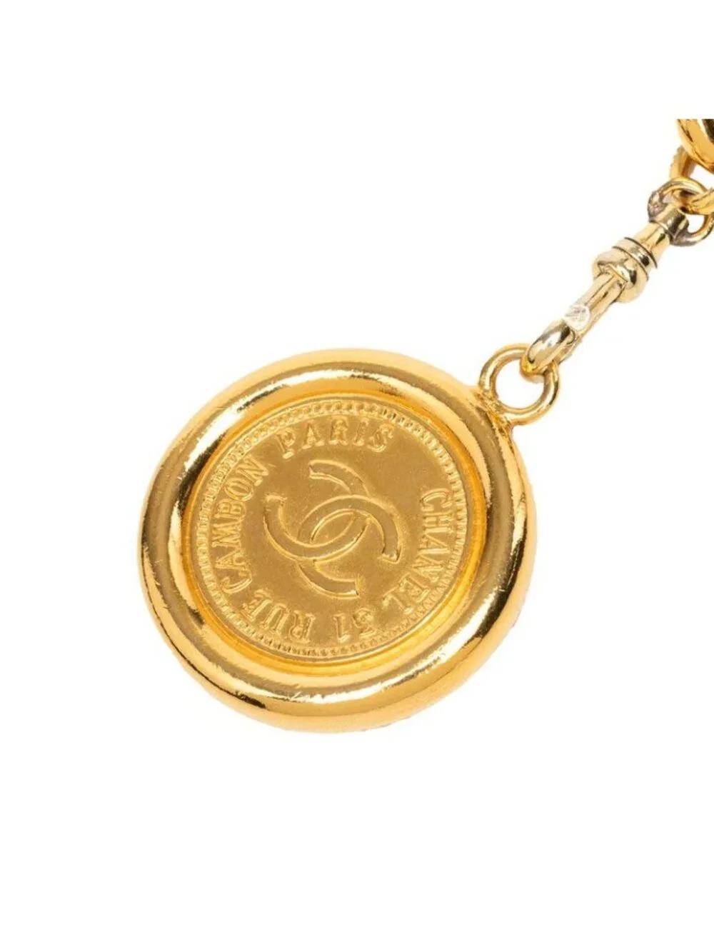 Chanel CC Logo 31 Rue Cambon Chain Belt Gold Plated